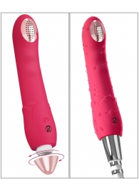 Малиновая насадка на душ с вибрацией Showers to orgasm - 20,1 см. - Orion - купить с доставкой в Орле