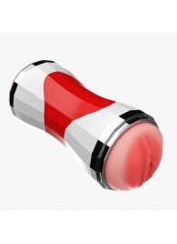 Двусторонний мастурбатор в колбе Power Grip Cup - вагина и ротик - Boys of Toys - в Орле купить с доставкой Двусторонний мастурбатор в колбе Power Grip Cup - вагина и ротик - Boys of Toys - в Орле купить с доставкой