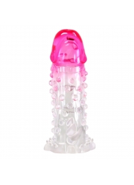 Прозрачно-розовая насадка на пенис Wilford - 13,5 см. - Baile - в Орле купить с доставкой Прозрачно-розовая насадка на пенис Wilford - 13,5 см. - Baile - в Орле купить с доставкой