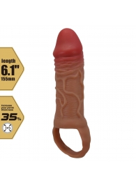 Реалистичная насадка на член Peirre - 15,5 см. - Baile - в Орле купить с доставкой Реалистичная насадка на член Peirre - 15,5 см. - Baile - в Орле купить с доставкой