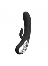 Черный вибратор-кролик Romance Massage - 24 см. - Baile купить в Орле с доставкой в Orgasmix.ru Черный вибратор-кролик Romance Massage - 24 см. - Baile