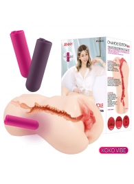 Мастурбатор-вагина с вибрацией Jenny Onahole edition 005 - KOKOS - в Орле купить с доставкой Мастурбатор-вагина с вибрацией Jenny Onahole edition 005 - KOKOS - в Орле купить с доставкой