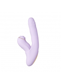Сиреневый вибромассажер со съёмным клиторальным пульсатором DuoGlow - Svakom купить в Орле с доставкой в Orgasmix.ru Сиреневый вибромассажер со съёмным клиторальным пульсатором DuoGlow - Svakom
