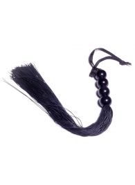 Черная силиконовая плеть - 37 см. - Boys of Toys - купить с доставкой в Орле