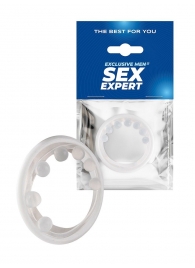 Эрекционное кольцо с мягкой стимулирующей насадкой - Sex Expert - в Орле купить с доставкой