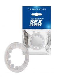 Эрекционное кольцо со стимулирующими шариками на поверхности - Sex Expert - в Орле купить с доставкой