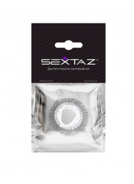 Эластичное эрекционное кольцо с длинными черными «ресничками» - Sextaz - в Орле купить с доставкой