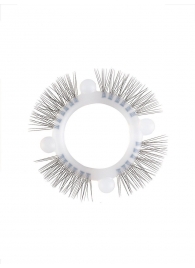 Эластичное кольцо с «ресничками» и 4 шариками - Sextaz - в Орле купить с доставкой