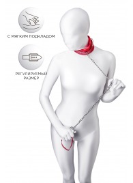 Красный ошейник с подкладкой из меха - ToyFa - купить с доставкой в Орле