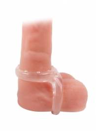 Прозрачное двойное эрекционное кольцо - Sex Expert - в Орле купить с доставкой