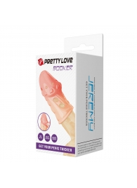 Телесная насадка на пенис Booker - 8 см. - Baile - в Орле купить с доставкой