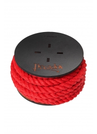 Красная веревка для шибари на катушке - 5 м. - Pecado - купить с доставкой в Орле