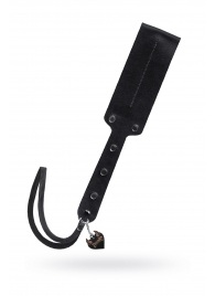 Черный кожаный пэддл - 32 см. - Pecado - купить с доставкой в Орле