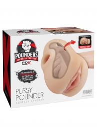 Телесный мастурбатор-вагина Pussy Pounder Squeeze Stroker - Pipedream - в Орле купить с доставкой