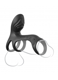 Черная насадка на пенис Ultimate Couples Cage Pro - Pipedream - в Орле купить с доставкой