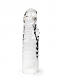 Прозрачная закрытая насадка на член - 15 см. - Sex Expert - в Орле купить с доставкой