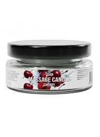 Массажная свеча «Спелая вишня» - 50 мл. - SGAN - купить с доставкой в Орле