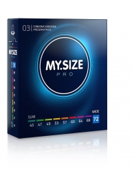 Презервативы MY.SIZE размер 72 - 3 шт. - My.Size - купить с доставкой в Орле