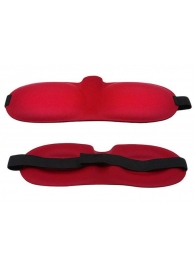 Красная глухая маска на резинке - Sitabella - купить с доставкой в Орле