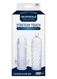 Набор из 2 прозрачных насадок на член Seductive Tickler Sleeves Set - NMC - в Орле купить с доставкой