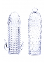 Набор из 2 прозрачных насадок на член Seductive Tickler Sleeves Set - NMC - в Орле купить с доставкой