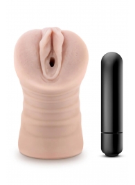 Телесный мастурбатор-вагина Ayumi с вибрацией - Blush Novelties - в Орле купить с доставкой