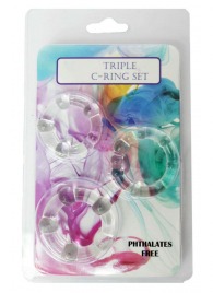 Набор из 3 эрекционных прозрачных колец - Boys of Toys - в Орле купить с доставкой