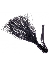 Черная силиконовая плетка - 25,4 см. - Boys of Toys - купить с доставкой в Орле