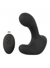 Черная анальная вибропробка с функцией расширения RC Butt Plug with 3 functions - Orion - в Орле купить с доставкой