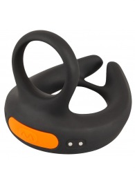 Черный вибростимулятор мошонки RC Scrotum Stimulator with Vibration - Orion - в Орле купить с доставкой