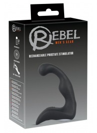 Черный перезаряжаемый стимулятор простаты с вибрацией - 14,6 см. - Orion - в Орле купить с доставкой