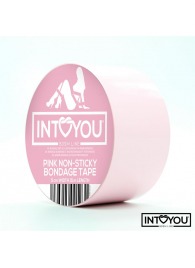 Розовый скотч для фиксации Non-Sticky Bondage Tape - 15 м. - Intoyou - купить с доставкой в Орле