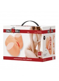 Телесный мастурбатор Liora с 2 любовными тоннелями - Baile - в Орле купить с доставкой