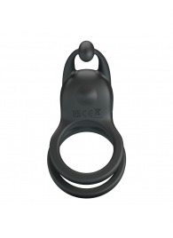 Черное перезаряжаемое виброкольцо Goodwin - Baile - в Орле купить с доставкой