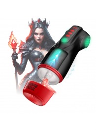 Интерактивный мастурбатор Raven с вакуумом, вибрацией и подсветкой - Shots Media BV - в Орле купить с доставкой