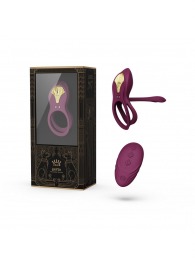 Фиолетовое эрекционное виброкольцо Bayek с пультом ДУ - Zalo - в Орле купить с доставкой