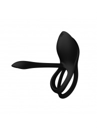 Черное эрекционное виброкольцо Bayek с пультом ДУ - Zalo - в Орле купить с доставкой