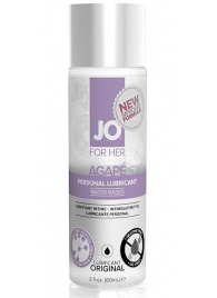 Лубрикант на водной основе для женщин JO AGAPE LUBRICANT ORIGINAL - 60 мл. - System JO - купить с доставкой в Орле