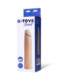 Реалистичная насадка с ярко выраженной головкой - 16,5 см. - A-toys - в Орле купить с доставкой Реалистичная насадка с ярко выраженной головкой - 16,5 см. - A-toys - в Орле купить с доставкой