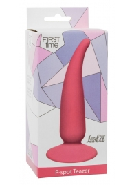 Розовая анальная пробка P-spot Teazer Pink - 12,2 см. - Lola Games - в Орле купить с доставкой