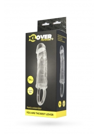 Прозрачная насадка с петлёй для фиксации - 14 см. - ToyFa - в Орле купить с доставкой