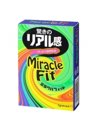 Презервативы Sagami Xtreme Miracle Fit - 5 шт. - Sagami - купить с доставкой в Орле