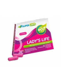 Возбуждающие капсулы Ladys Life - 14 капсул (0,35 гр.) - SuperCaps - купить с доставкой в Орле