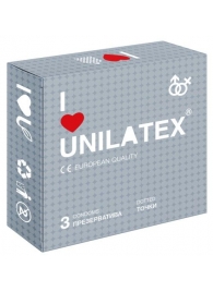 Презервативы с точками Unilatex Dotted - 3 шт. - Unilatex - купить с доставкой в Орле