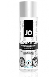 Охлаждающий лубрикант на силиконовой основе JO Personal Premium Lubricant Cooling - 60 мл. - System JO - купить с доставкой в Орле