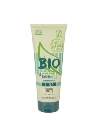 Массажный гель-лубрикант Bio 2-in-1 - 200 мл. - HOT - купить с доставкой в Орле