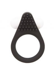 Чёрное эрекционное кольцо LIT-UP SILICONE STIMU RING 1 BLACK - Dream Toys - в Орле купить с доставкой