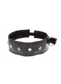 Полиуретановый ошейник с пуклями Collar with Studs - Blush Novelties - купить с доставкой в Орле