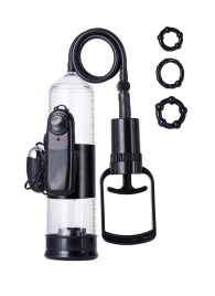 Вакуумная помпа A-toys с вибропулей и эрекционными кольцами - A-toys - в Орле купить с доставкой Вакуумная помпа A-toys с вибропулей и эрекционными кольцами - A-toys - в Орле купить с доставкой