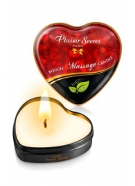 Массажная свеча с нейтральным ароматом Bougie Massage Candle - 35 мл. - Plaisir Secret - купить с доставкой в Орле